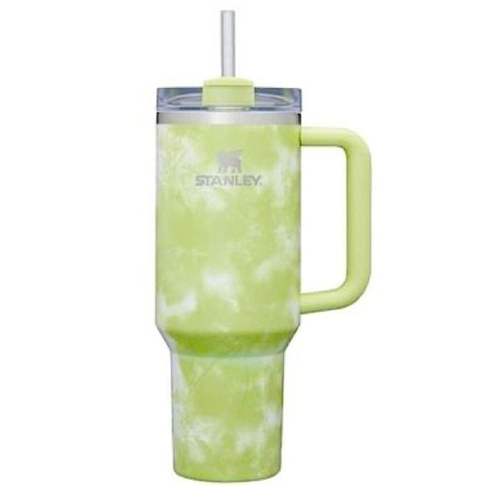 NWT Stanley Adventure Quencher H2.0 Flowstate Tumbler 40 oz Citron Tie Dye - Picture 2 of 2